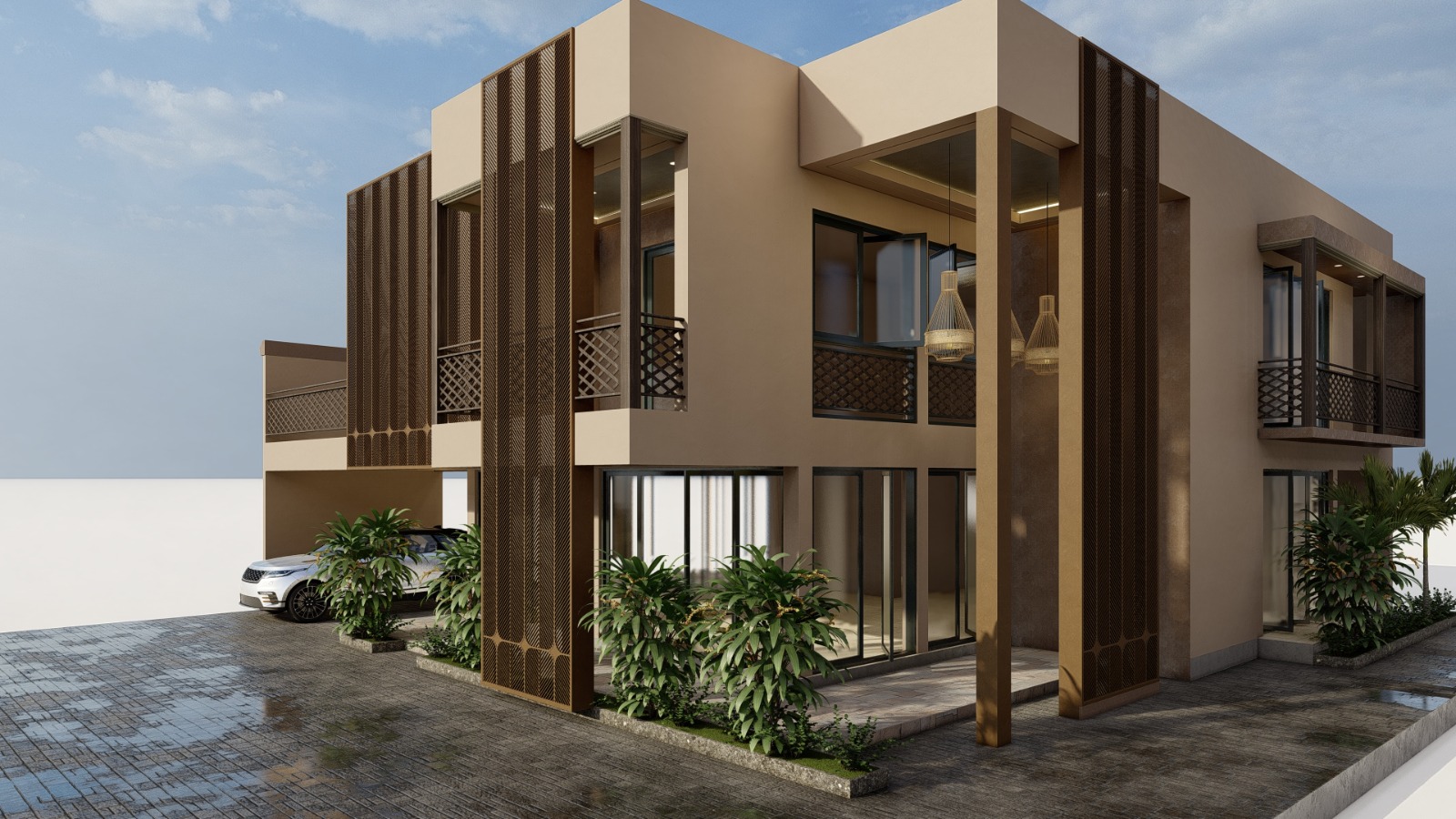 On going housing construction