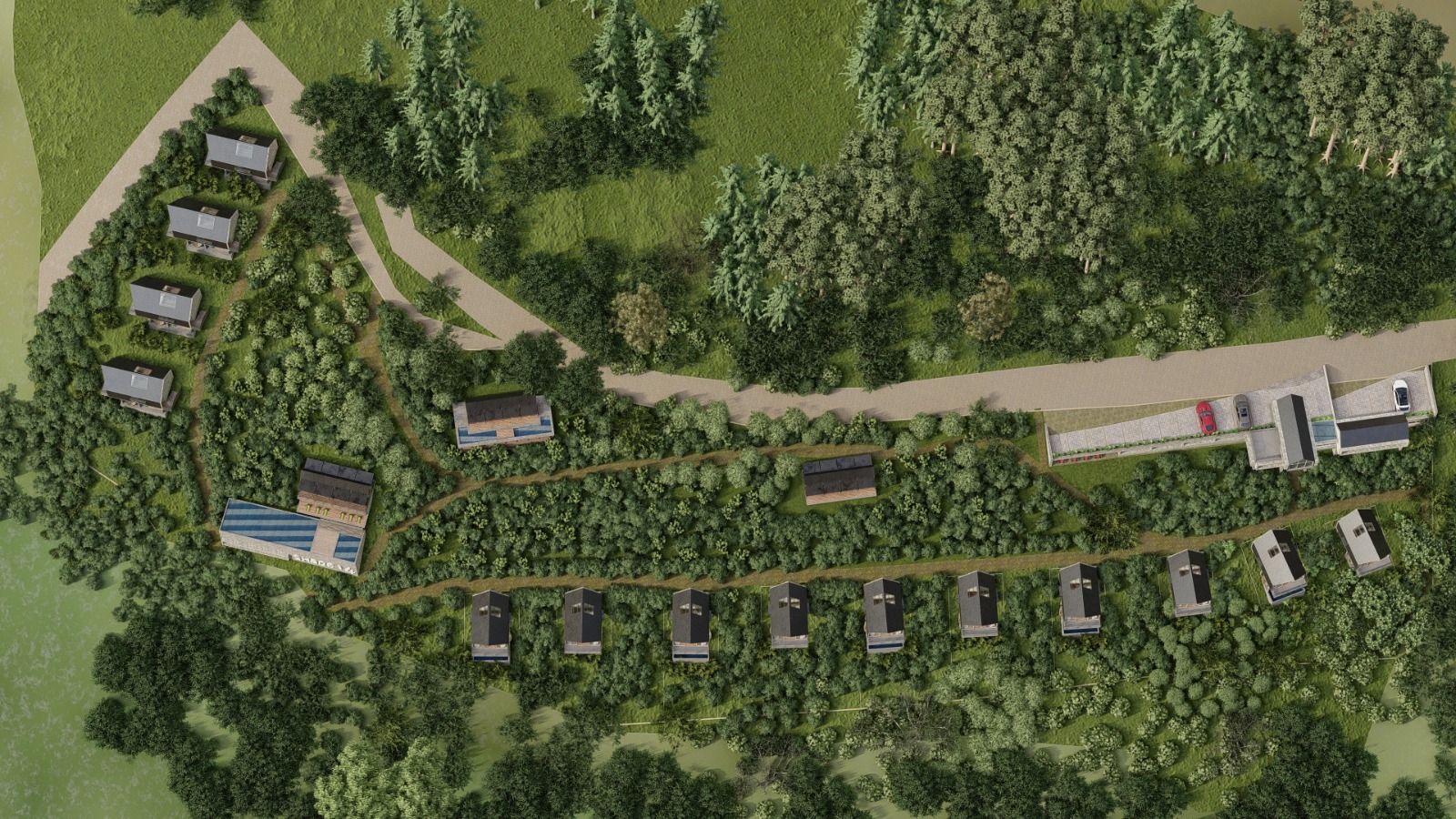 Construction of tourist resort project at Kothmale.