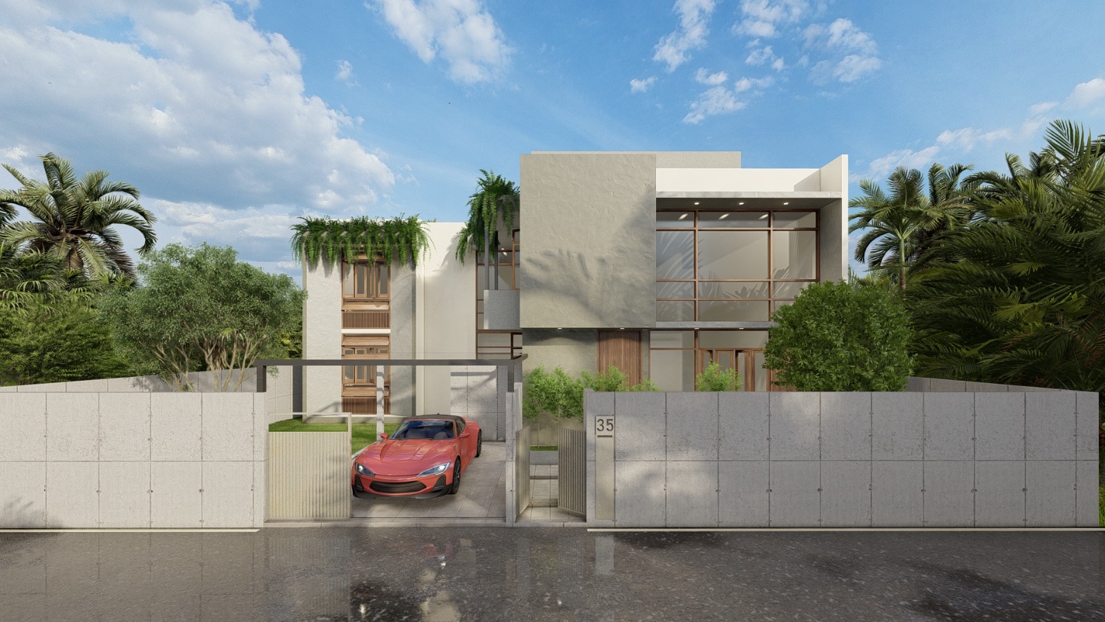 A home designed with space management